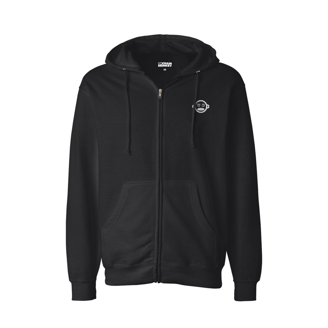 OCM Embroidered Zip Hoodie