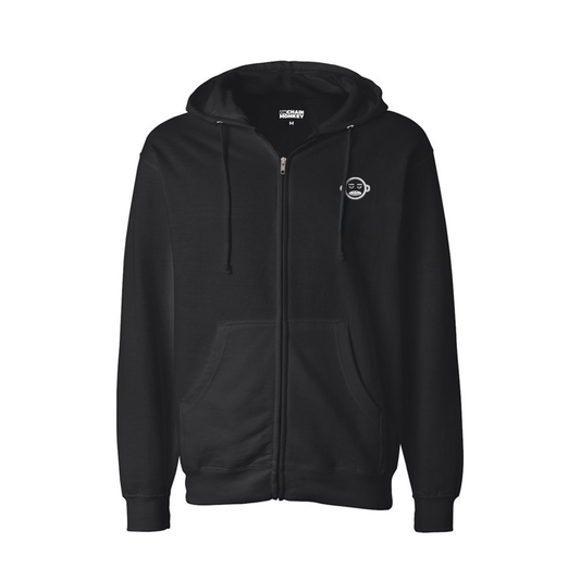 OCM Embroidered Zip Hoodie